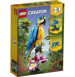 Klocki LEGO 3w1 Egzotyczna papuga