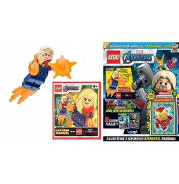 LEGO Avengers Captain Marvel cu Revistă