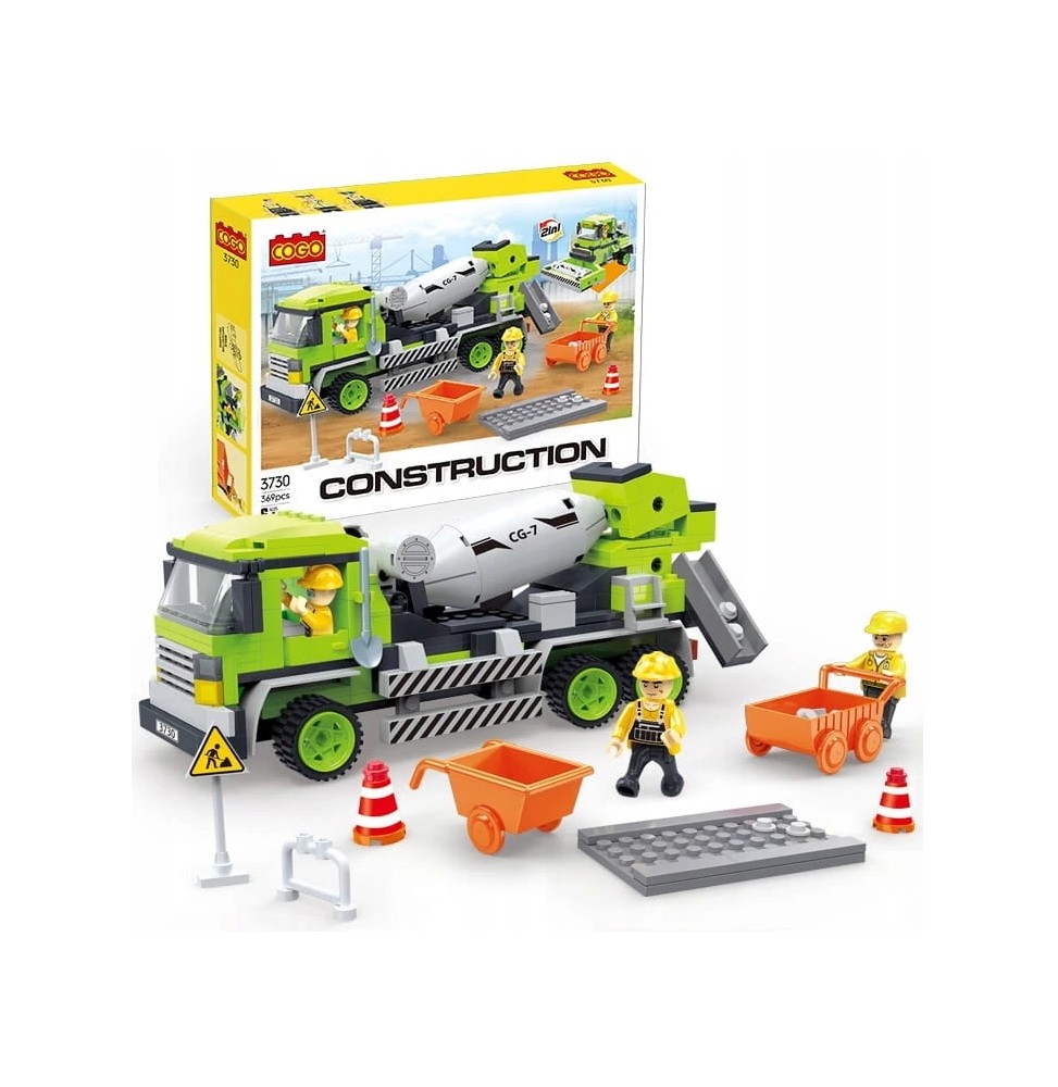 Set de blocuri oraș construcție 369el