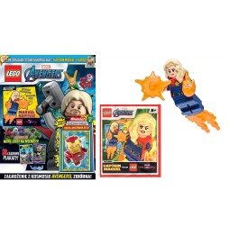 LEGO Avengers Captain Marvel cu Revistă