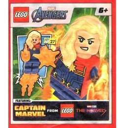 LEGO Avengers Captain Marvel z Czasopismem