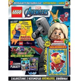 LEGO Avengers Captain Marvel z Czasopismem