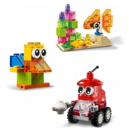 LEGO Classic Blocuri Transparent cu Breloc