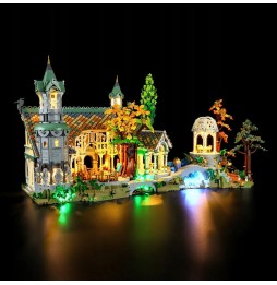 Iluminare LED pentru LEGO Rivendell 10316