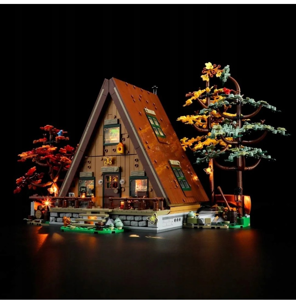 LED Lighting for LEGO A-Frame Cabin