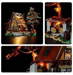 LED Lighting for LEGO A-Frame Cabin