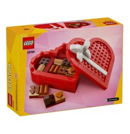 LEGO Valentine's Heart-Shaped Box