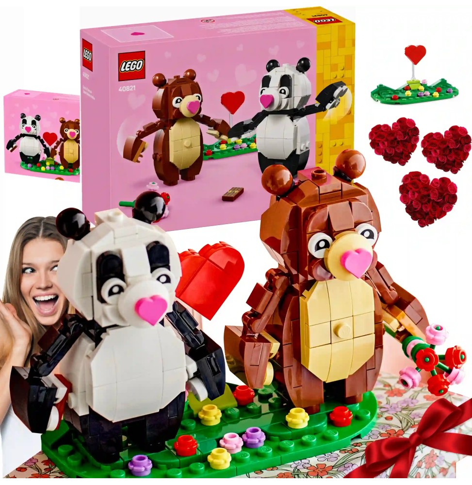 LEGO Valentine's Day Teddy Bear Set