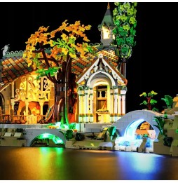 Iluminare LED pentru LEGO Rivendell 10316