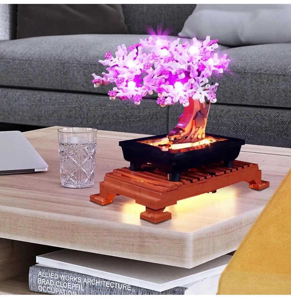 LED Lighting for Lego Bonsai Tree Purple