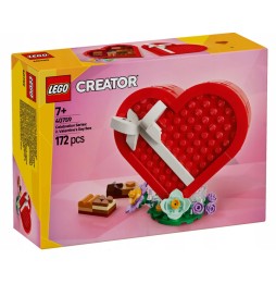 LEGO Valentine's Heart-Shaped Box