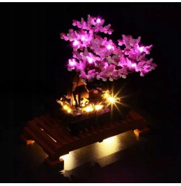 Iluminare LED pentru Lego Copac bonsai violet