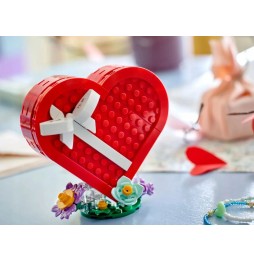 LEGO Valentine's Heart-Shaped Box