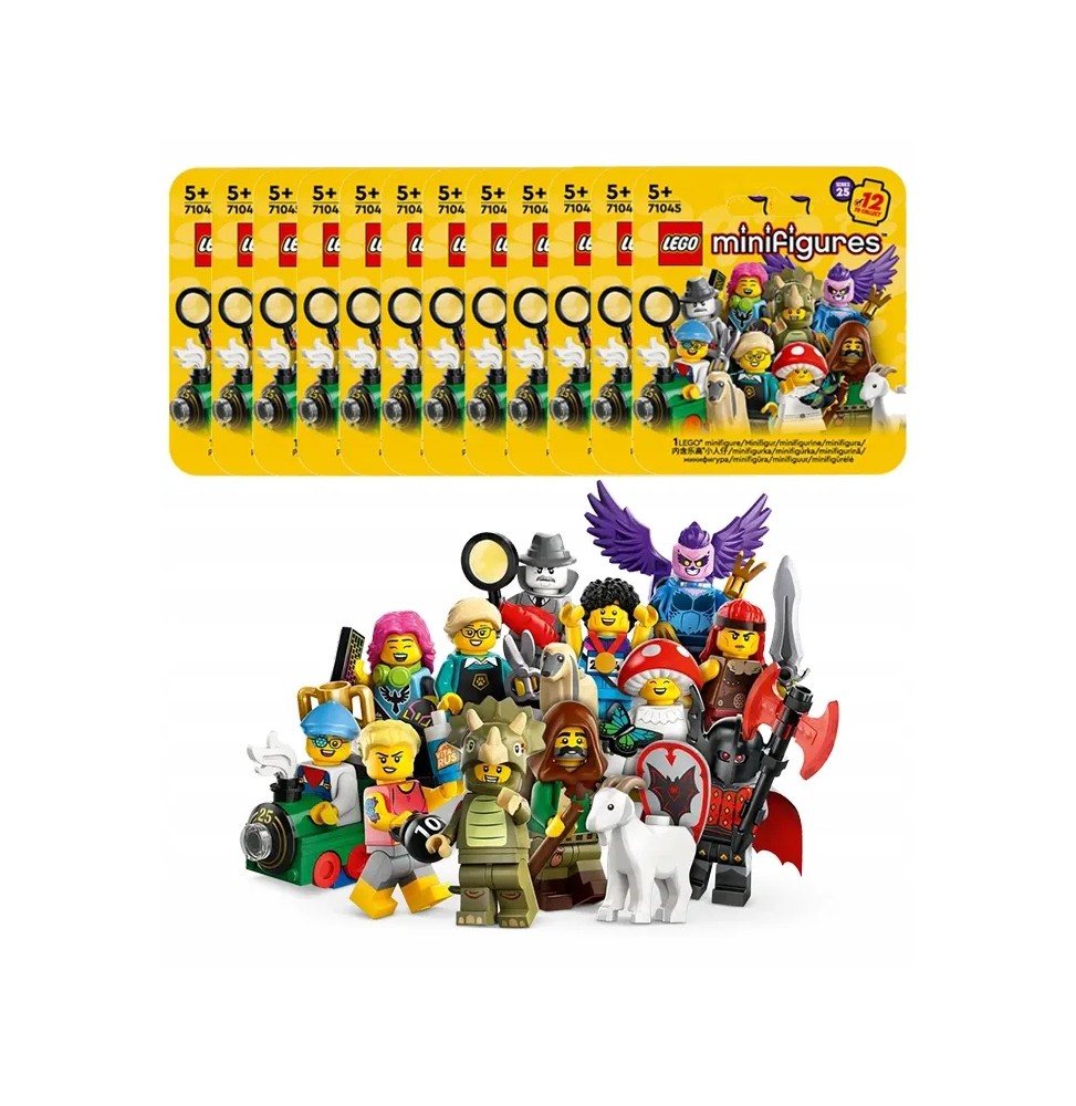 Lego Minifigures Seria 25 - 12 Sztuk 71045