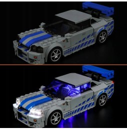 Iluminare LED LEGO Nissan Skyline GT-R