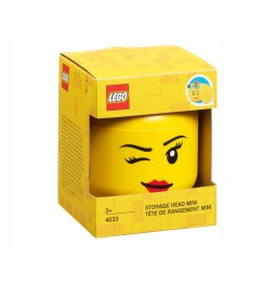 Recipient Lego în formă de cap