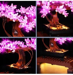 Iluminare LED pentru Lego Copac bonsai violet