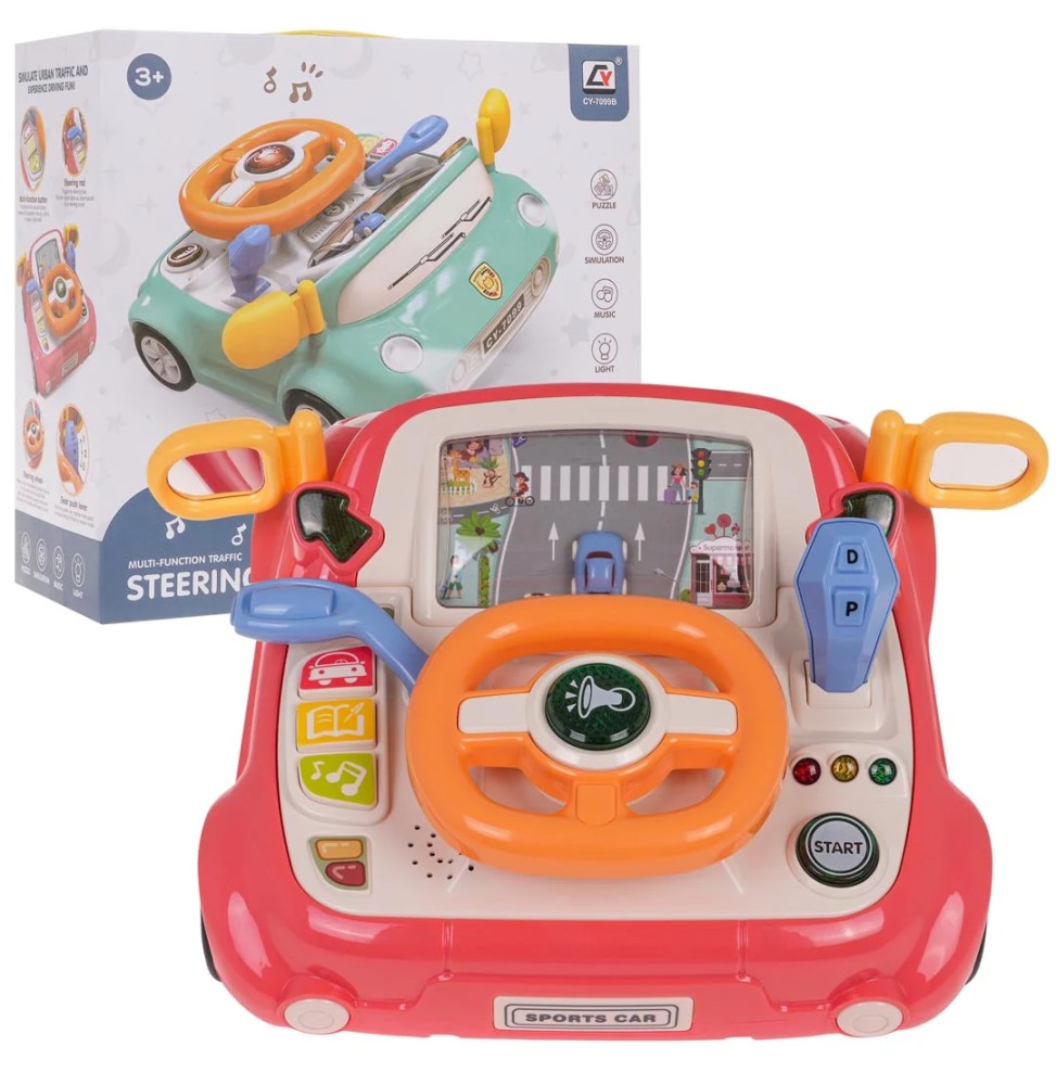 Interactive Driving Set for Little Drivers Pink