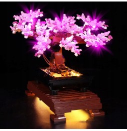 Iluminare LED pentru Lego Copac bonsai violet