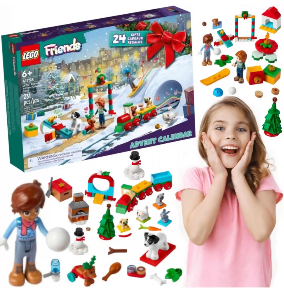 Zestaw LEGO Friends kalendarz adwentowy 24 dni