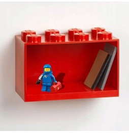 Red LEGO Shelf for Kids