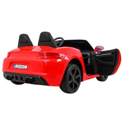 Perfecta car for 2 kids with inflatable wheels and motor