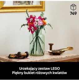 LEGO Botanicals 10342 bukiet różowych kwiatów