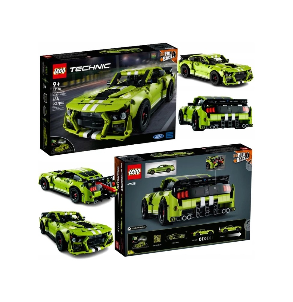 Mustang LEGO Technic Blocks - Gift for Kids