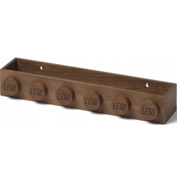 LEGO Wooden Shelf - Dark 48x11.5x8 cm