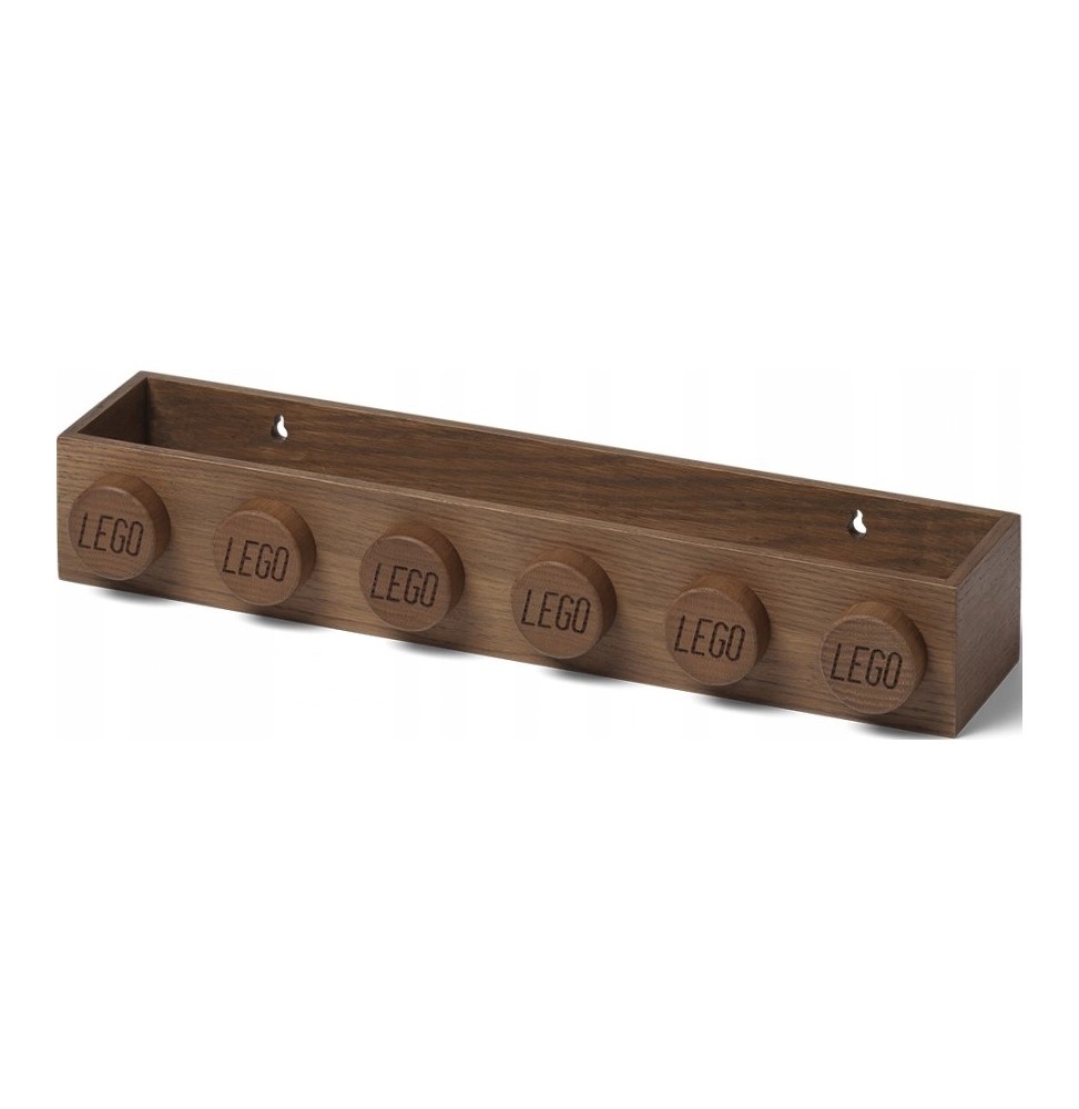 LEGO Wooden Shelf - Dark 48x11.5x8 cm