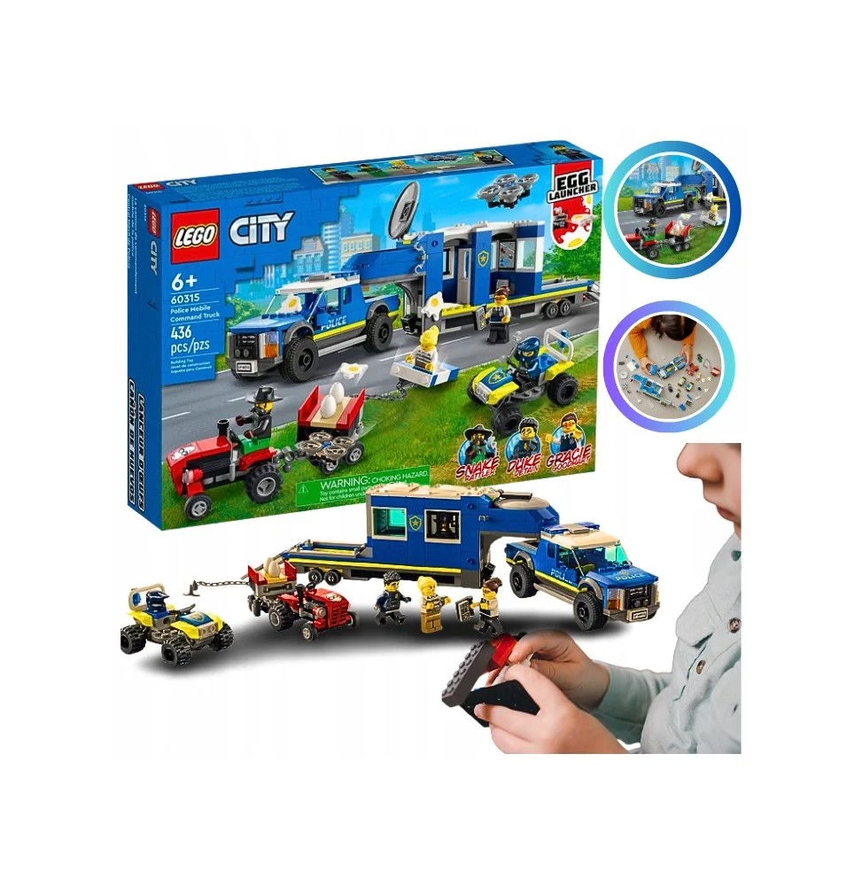 LEGO City Policja Centrum Dowodzenia Zestaw