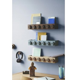 LEGO Wooden Shelf - Dark 48x11.5x8 cm