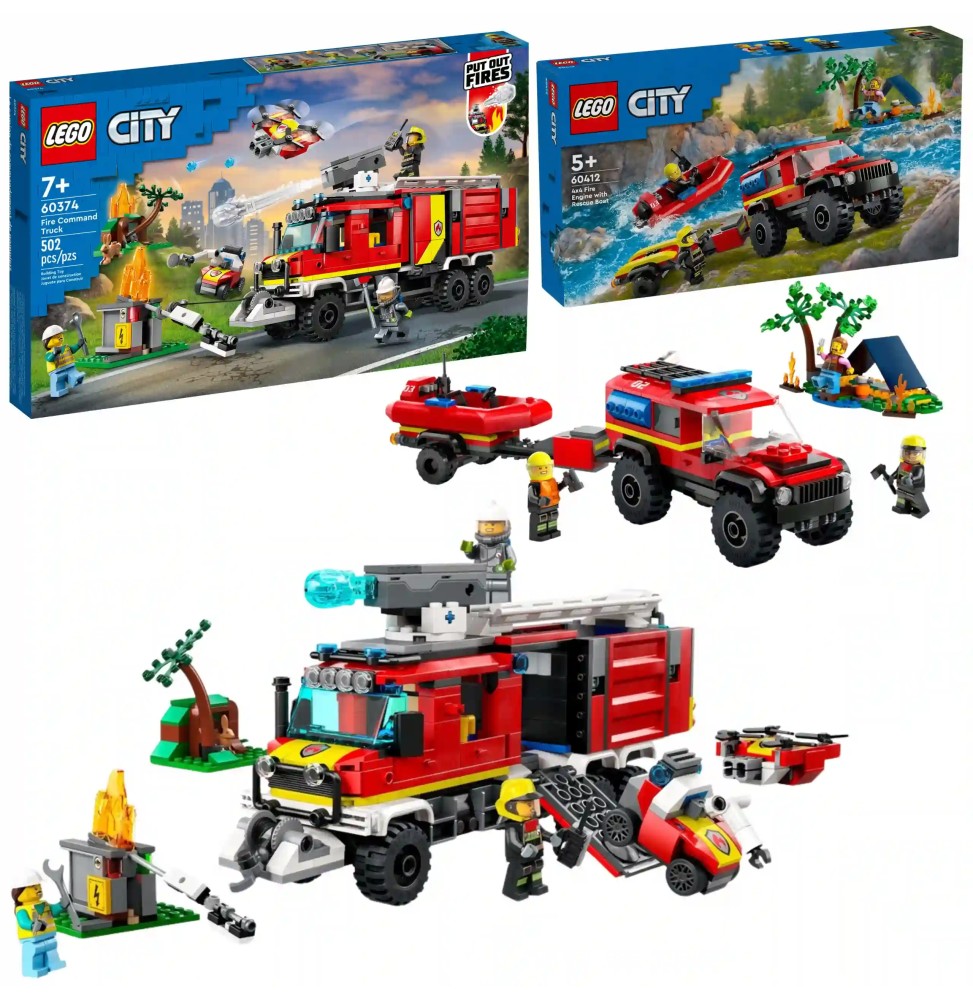 LEGO City 60374 Terenowy Pojazd Straży Pożarnej