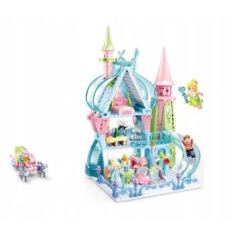 Princess Palace Blocks Set 447 Pieces for Kids