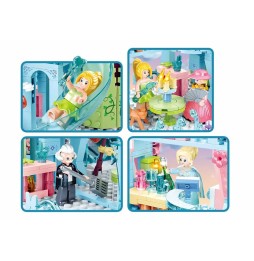 Princess Palace Blocks Set 447 Pieces for Kids