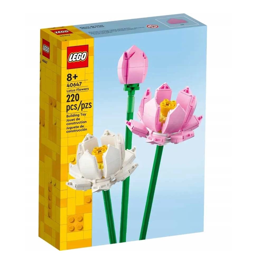 LEGO Icons Kwiaty lotosu 40647 zestaw