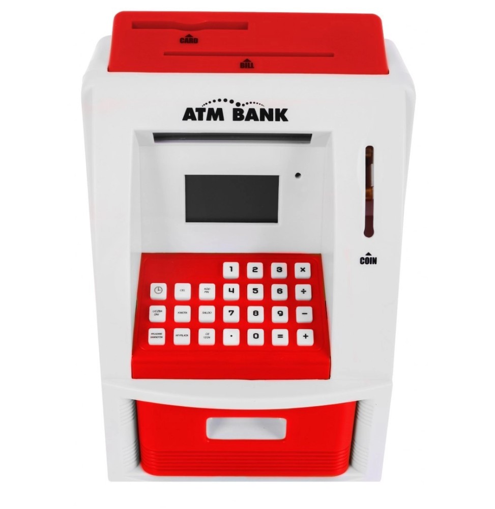 ATM Piggy Bank for Kids with Bank Card