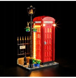 Iluminare LED pentru LEGO Cabina telefonică