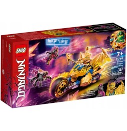 LEGO Ninjago Golden Motorcycle Jay with Minifigures