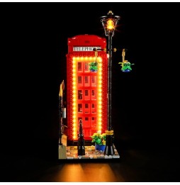 Iluminare LED pentru LEGO Cabina telefonică