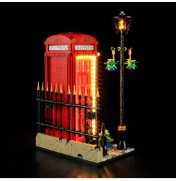 Iluminare LED pentru LEGO Cabina telefonică