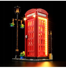 Iluminare LED pentru LEGO Cabina telefonică