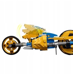 LEGO Ninjago Golden Motorcycle Jay with Minifigures