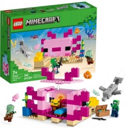 LEGO Minecraft 21247 Axolotl House 242 pieces