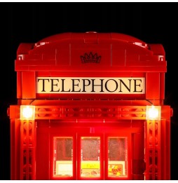 LED Lighting for LEGO London Phone Booth