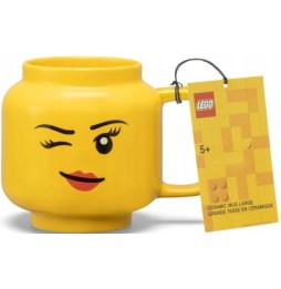 LEGO Cană ceramică cap mare fetiță