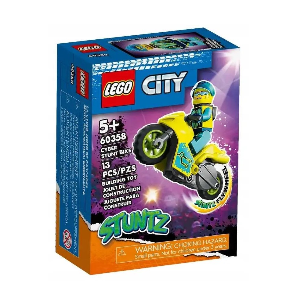 LEGO City Cybermotocykl Kaskaderski 60358