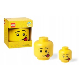 LEGO pojemnik głowa silly głuptasek 3x