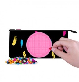 Zippered Neoprene Pencil Case with Creative Panel