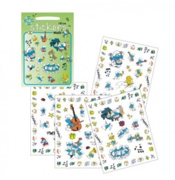 Set autocolante 180 buc. smurfi - barbo